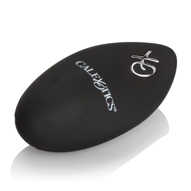 Ou vibrant Calexotics cu telecomandă, silicon, negru
