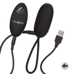 Ou vibrant Calexotics cu telecomandă, silicon, negru