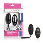 Ou vibrant Calexotics cu telecomandă, silicon, negru