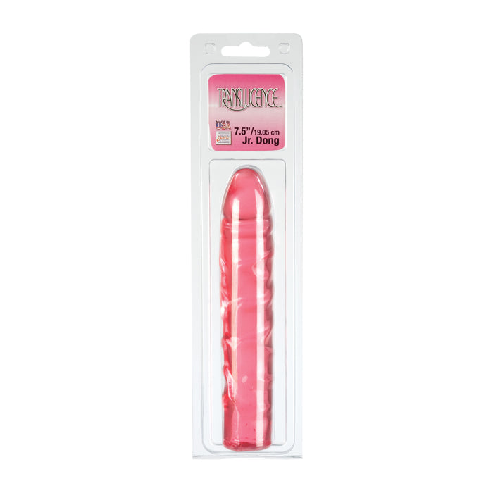 Dildo cu gel translucid Calexotics roz 19 cm
