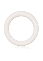 Inel de penis din cauciuc Calexotics, alb, 4 cm