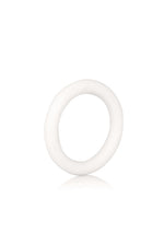 Inel de penis din cauciuc Calexotics, alb, 4 cm