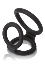 Inel pentru penis din silicon Calexotics, negru, 4 cm