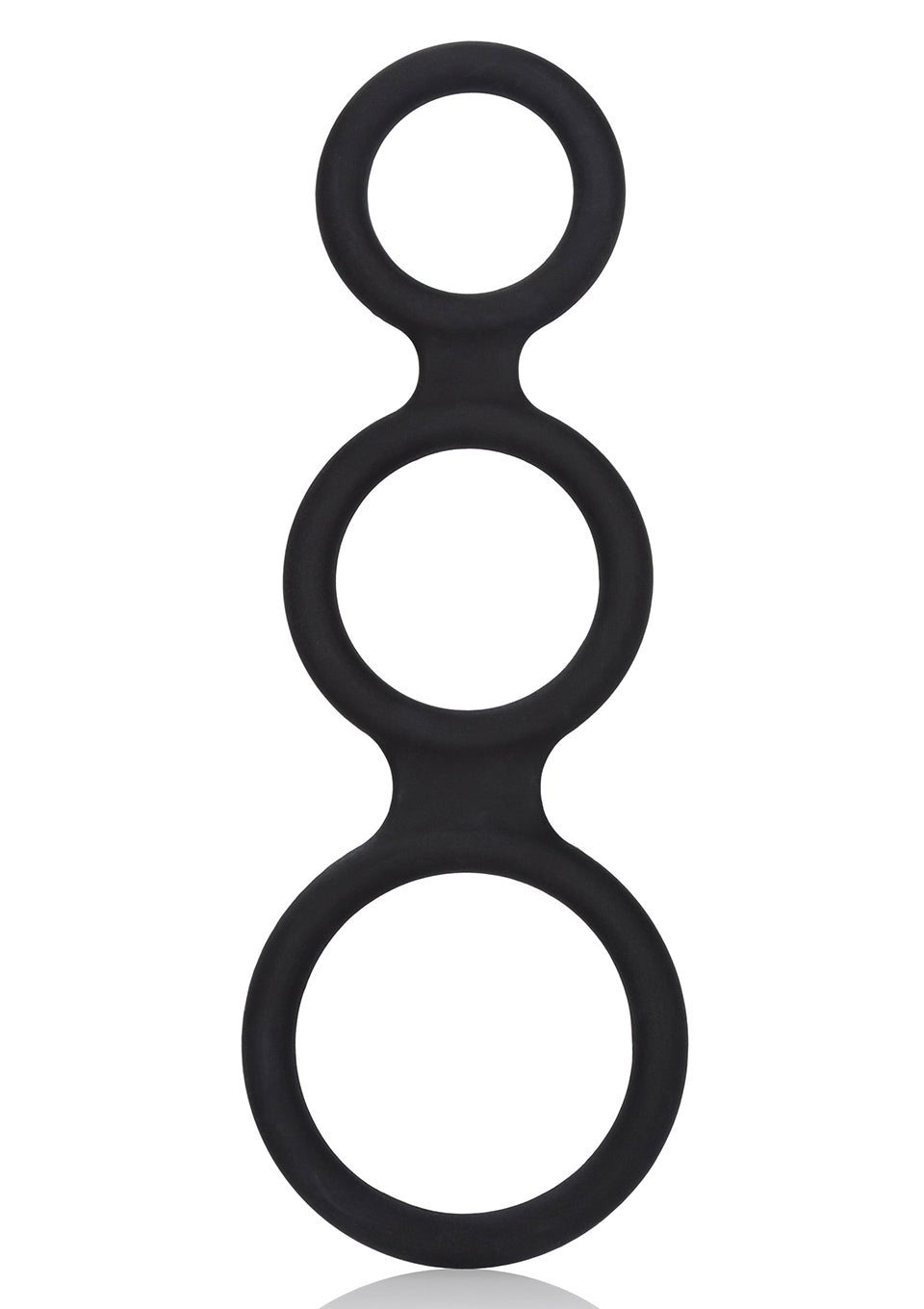Inel pentru penis din silicon Calexotics, negru, 4 cm