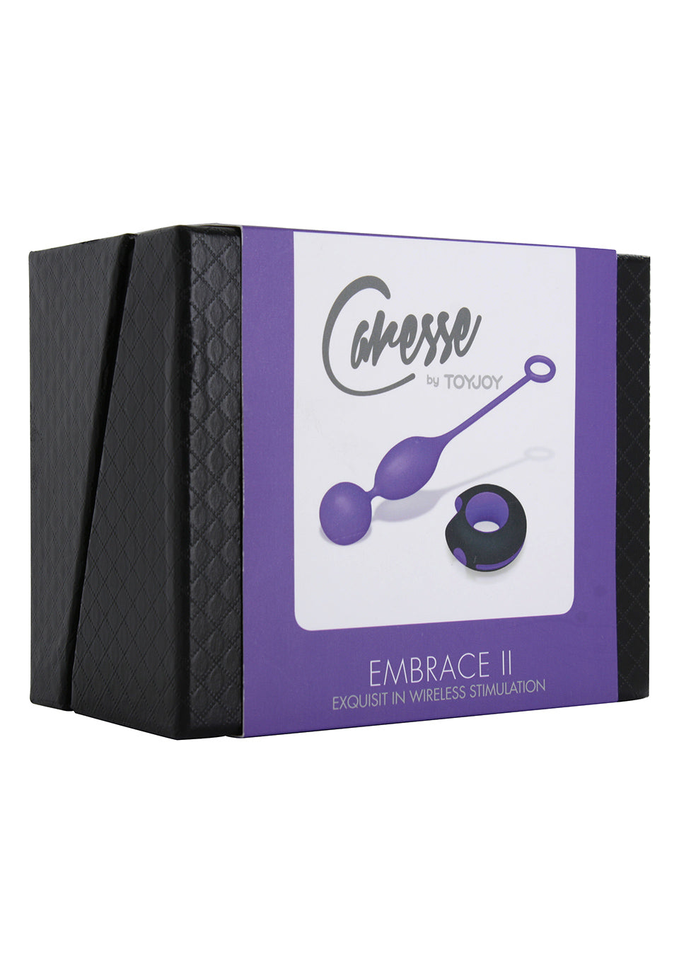 Ou vibrant ToyJoy Embrace II violet cu telecomandă 10 cm
