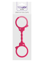 Cătușe elastice ToyJoy roz 25 cm