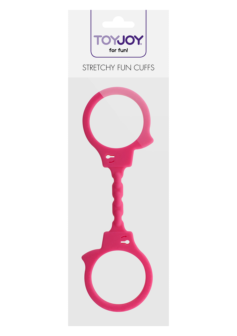 Cătușe elastice ToyJoy roz 25 cm
