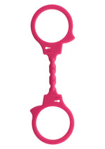 Cătușe elastice ToyJoy roz 25 cm