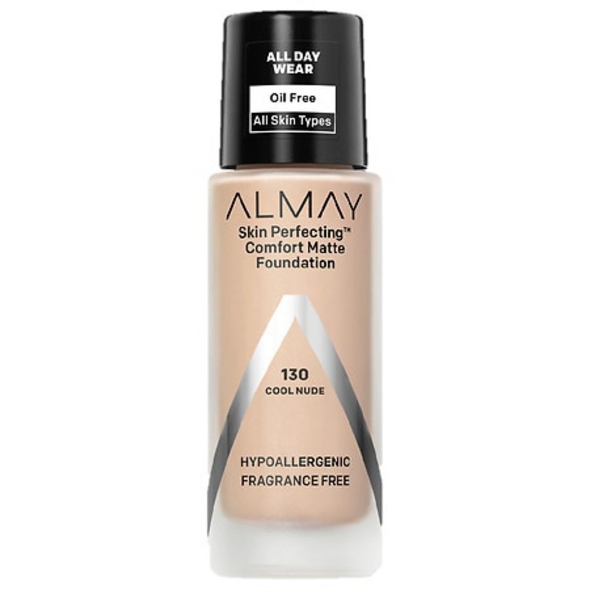 Almay, Skin Perfecting Comfort, Fond de ten lichid, 130, Cool Nude, 30 ml
