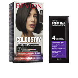 Revlon, Colorstay, Vopsea permanentă de păr, 1 Black, 130 ml