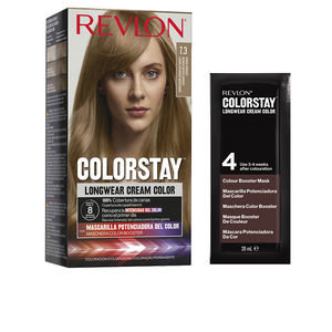 Revlon, Colorstay, Vopsea permanentă de păr, 7.3 Dark Golden Blonde, 165 ml