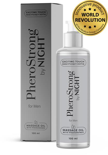 Ulei de masaj cu feromoni PheroStrong By Night pentru bărbați 100 ml