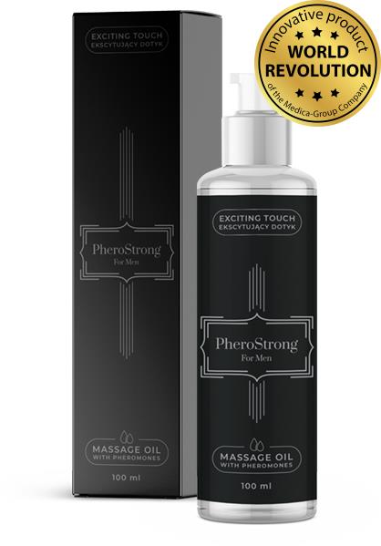 Ulei de masaj PheroStrong puternic cu feromoni pentru bărbați 100ml