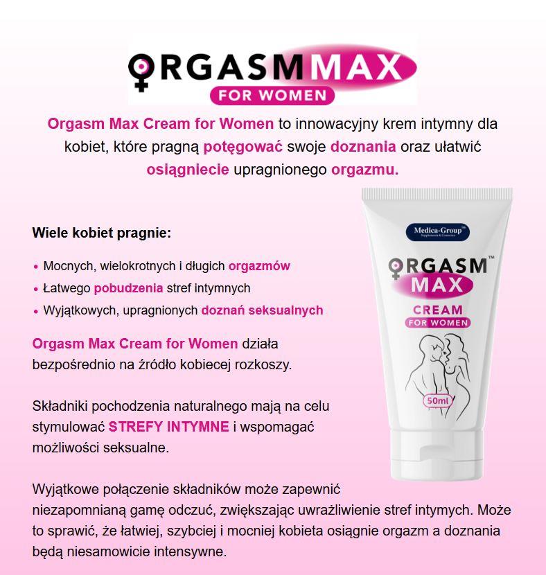 Cremă stimulatoare Orgasm Max pentru femei Medica 50 ml