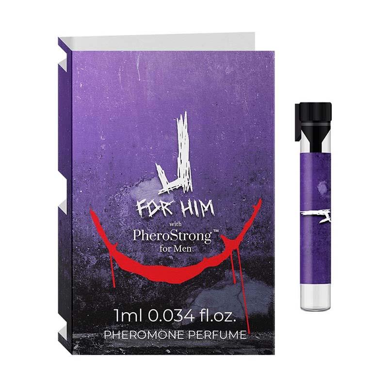 Tester de parfum J for Him PheroStrong 1ml cu feromoni masculini