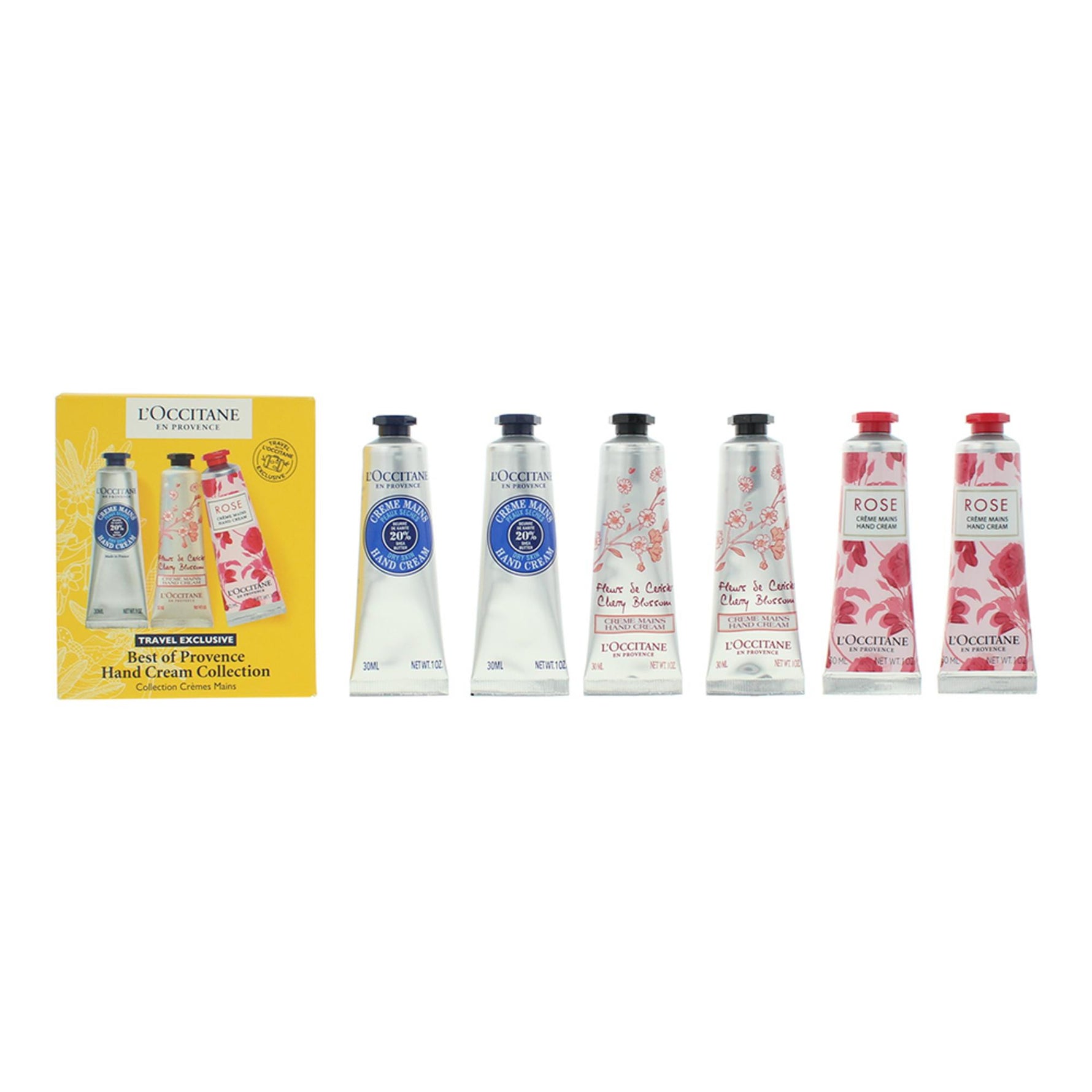 Set, L'Occitane en Provence, Best Of Provance, Unt de shea, Hidratant, Cremă pentru mâini, 6 buc, 30 ml
