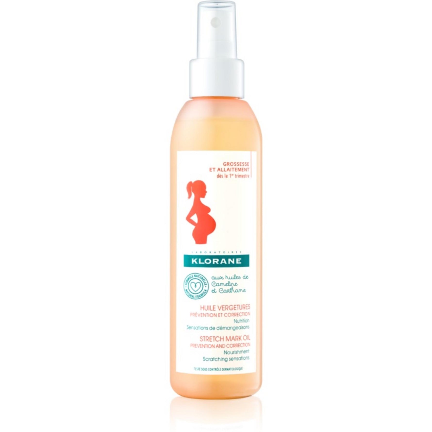 Klorane, Mum, Antivergeturi, Ulei de masaj, 200 ml