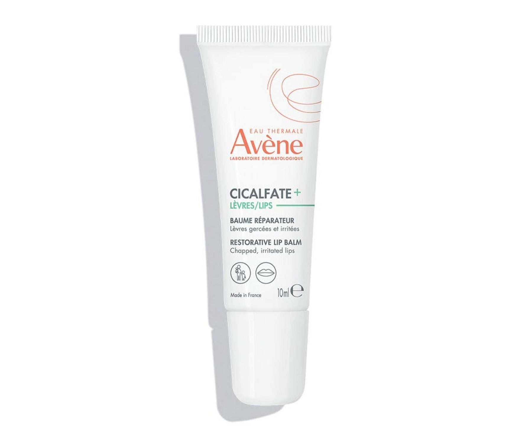 Avene, Cicalfate+, Natural, Hidratează, Tratament balsam de buze, 10 ml