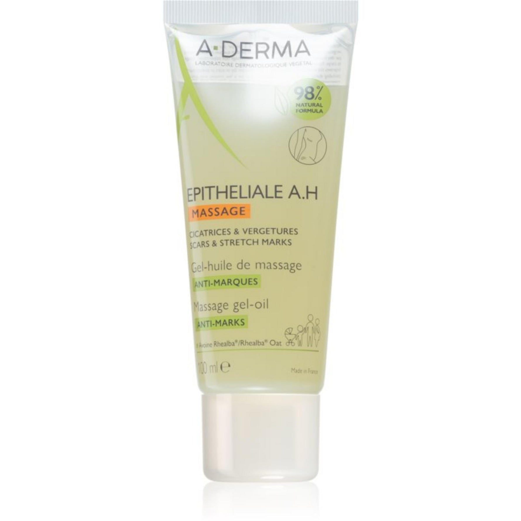 A-Derma, Epitheliale A.H, Anti-Marks, Ulei de masaj, 100 ml
