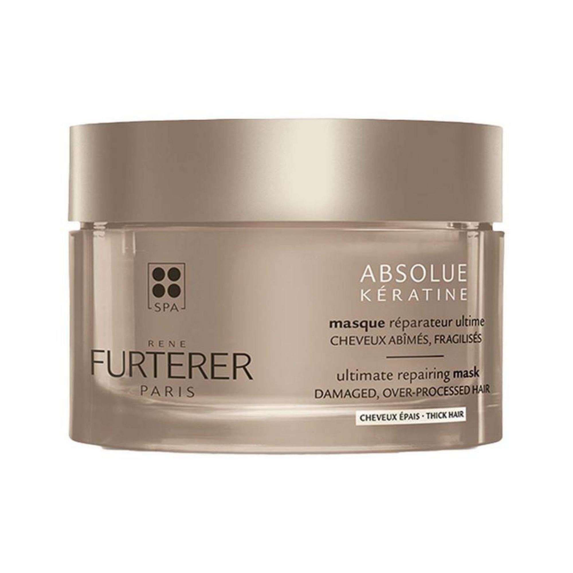 Rene Furterer, Absolue Keratine, Pe bază de plante, Mască cremă pentru tratamentul părului, Reparații, 200 ml