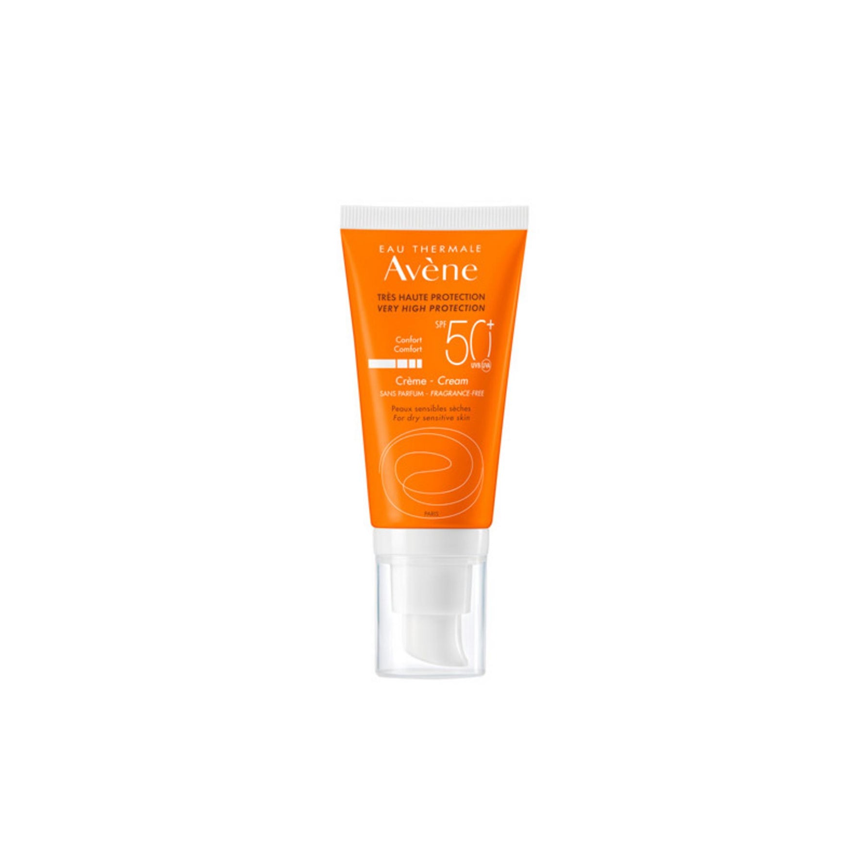 Avene, Sun Care, Protecție UV ridicată, Smântână, Întregul față, SPF 50+, 50 ml