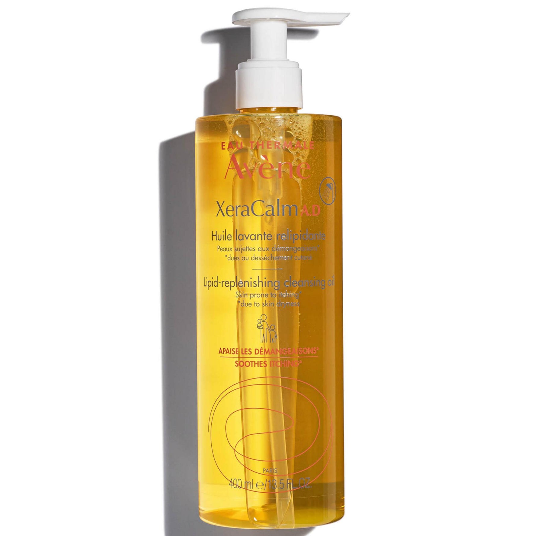 Avene, XeraCalm A.D, Lipid Replenishing, Ulei de duș, Corp, Pentru piele uscată, 400 ml