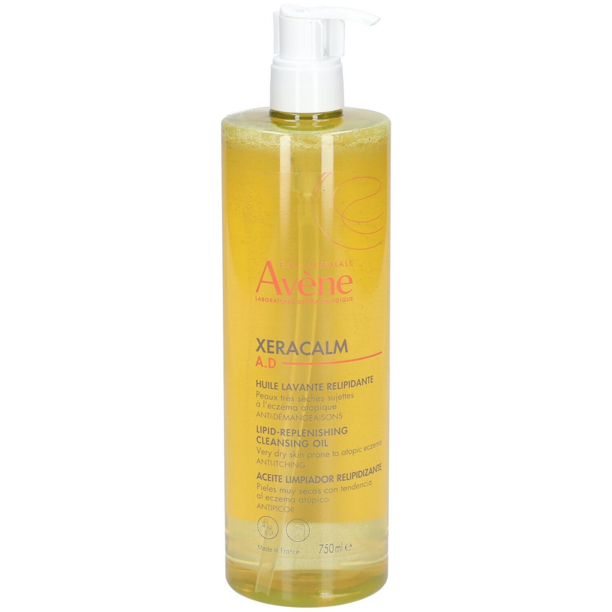 Avene, XeraCalm A.D, Lipid Replenishing, Ulei de duș, Corp, Sensibil, 750 ml