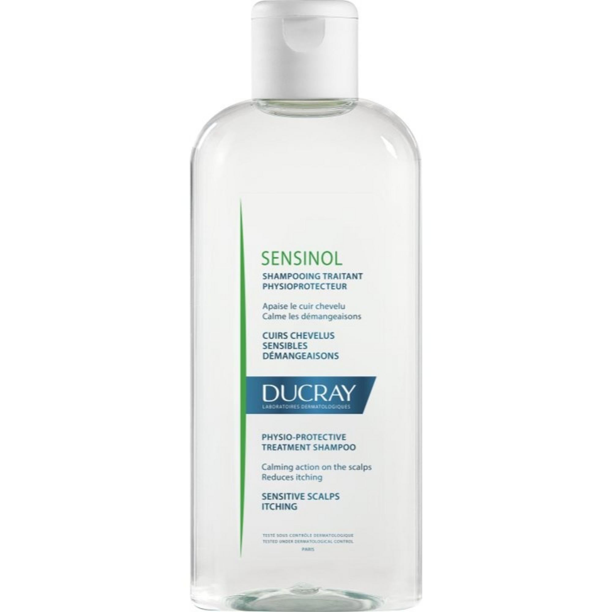 Ducray, Sensinol, Hipoalergenic, Șampon pentru tratamentul părului, Calming, Pentru scalpuri sensibile, 200 ml