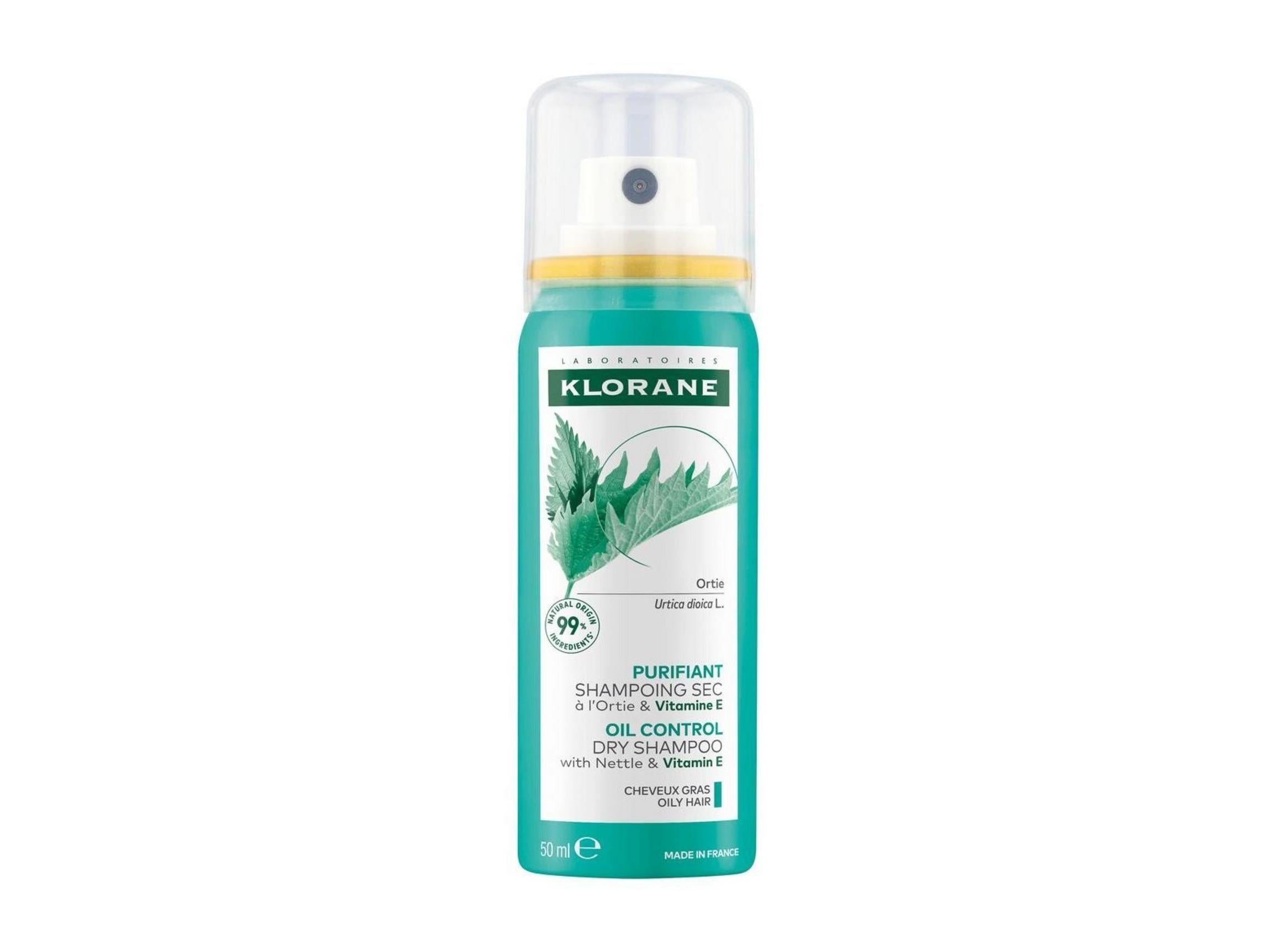 Klorane, Nettle, Vegan, Șampon uscat, Oil, 150 ml