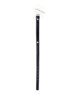Colier Fetish Seria B cu cristale, auriu, 2 cm