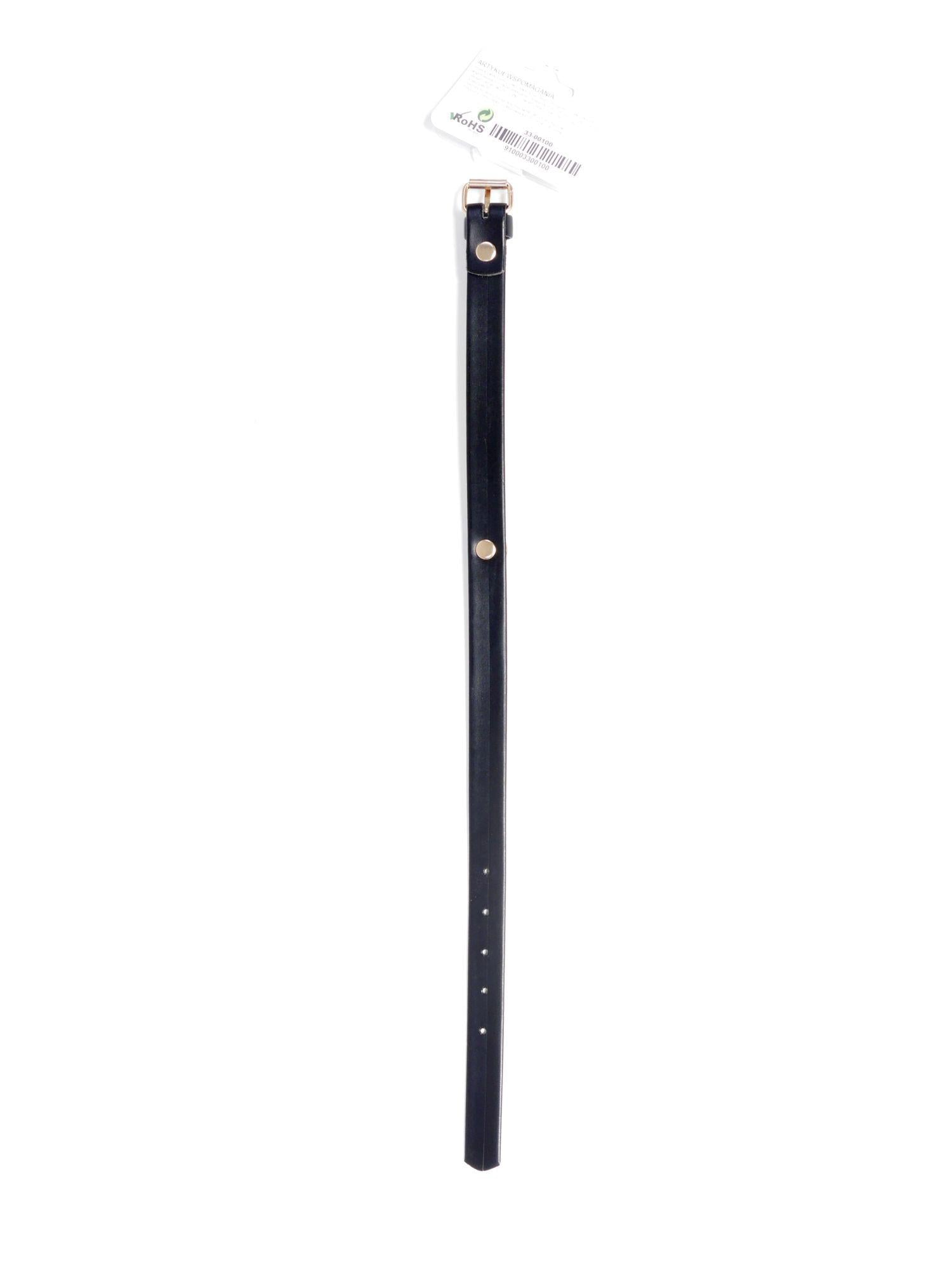 Colier Fetish Seria B cu cristale, auriu, 2 cm