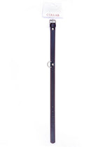 Zgarda BDSM Fetish seria B cu linie roșie 2 cm