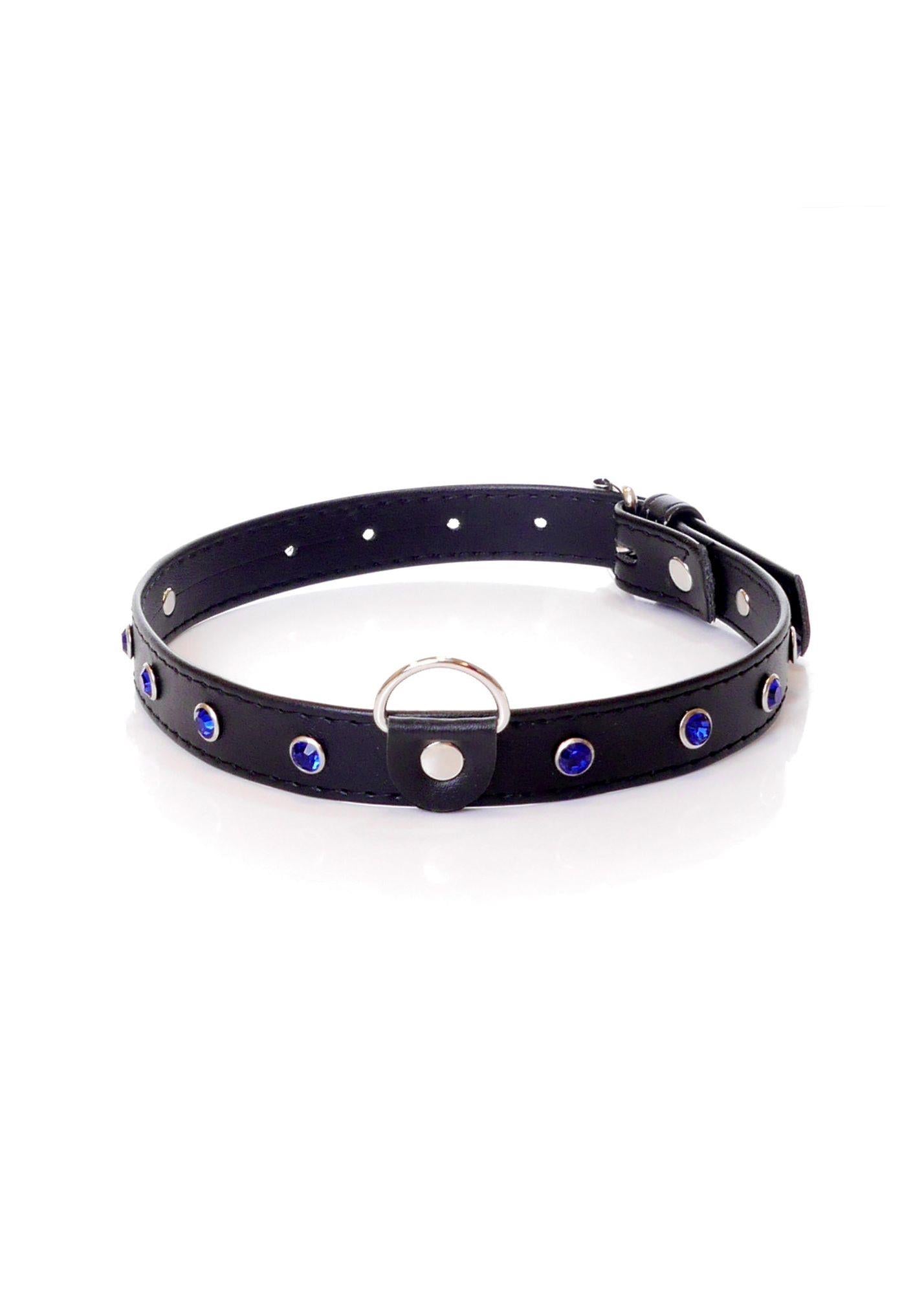 Guler Fetish Seria B Crystal, Albastru Marine, 2 cm