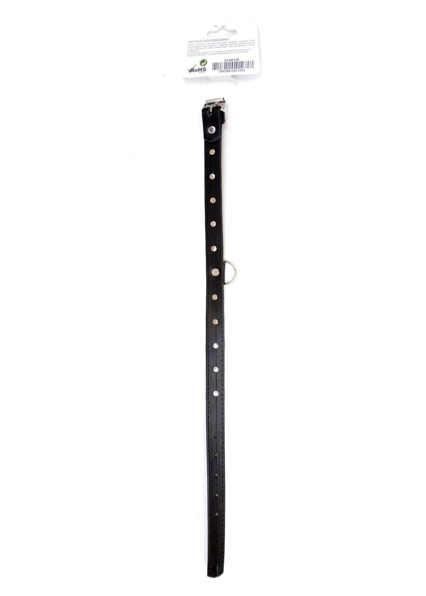 Guler Fetish Seria B cu cristale roz 2 cm