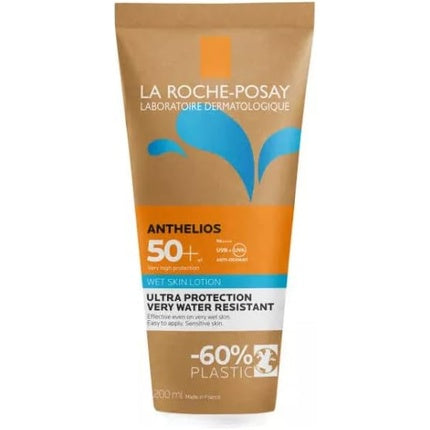 La Roche-Posay, Anthelios Wet, Loțiune de corp, SPF 50, 200 ml