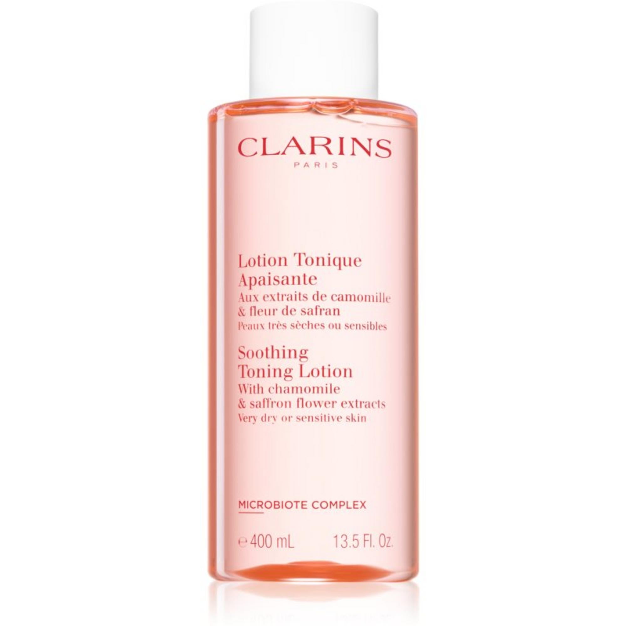 Clarins, Soothing Toning Lotion, Calmant, Loțiune tonică, Față, 400 ml