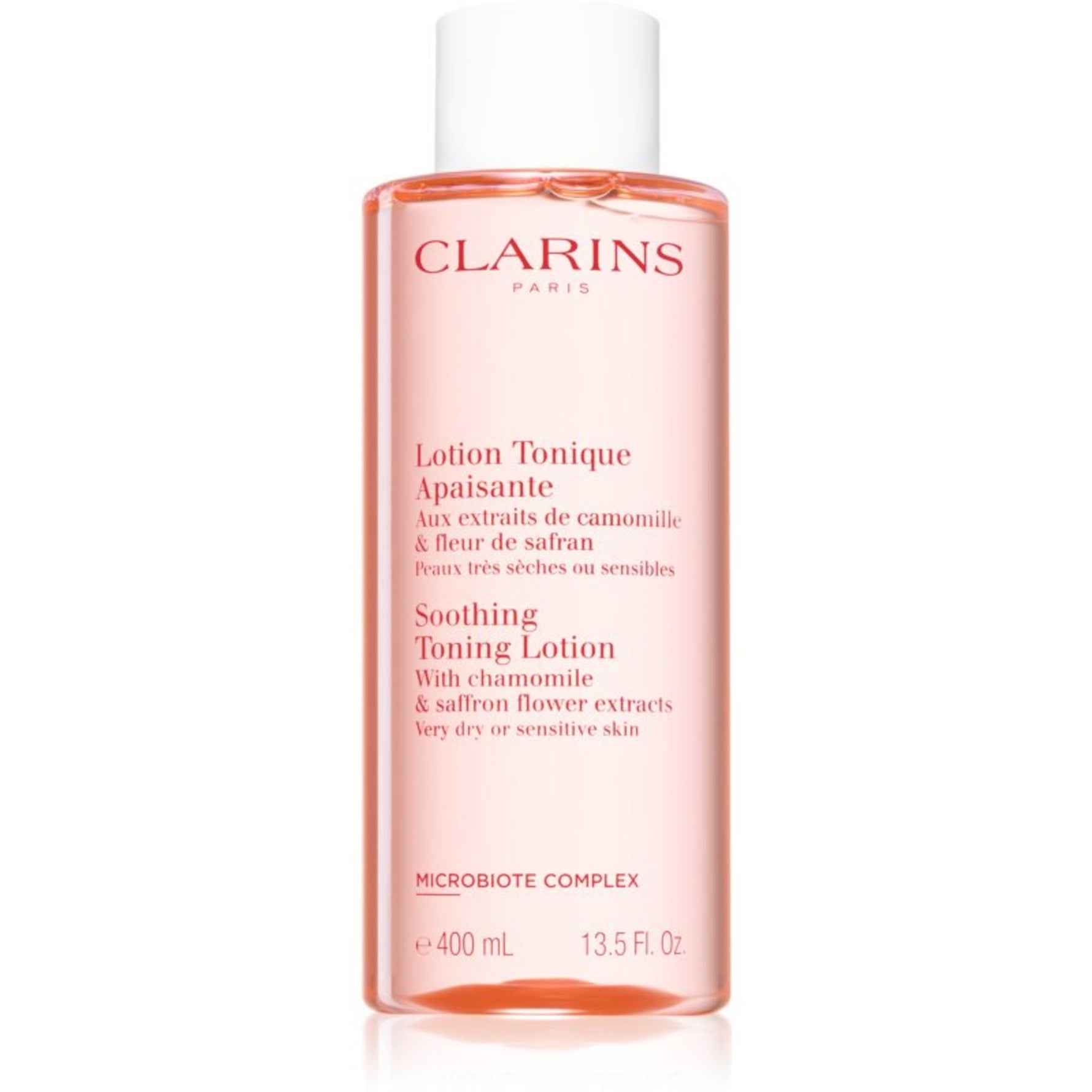 Clarins, Soothing Toning Lotion, Calmant, Loțiune tonică, Față, 400 ml