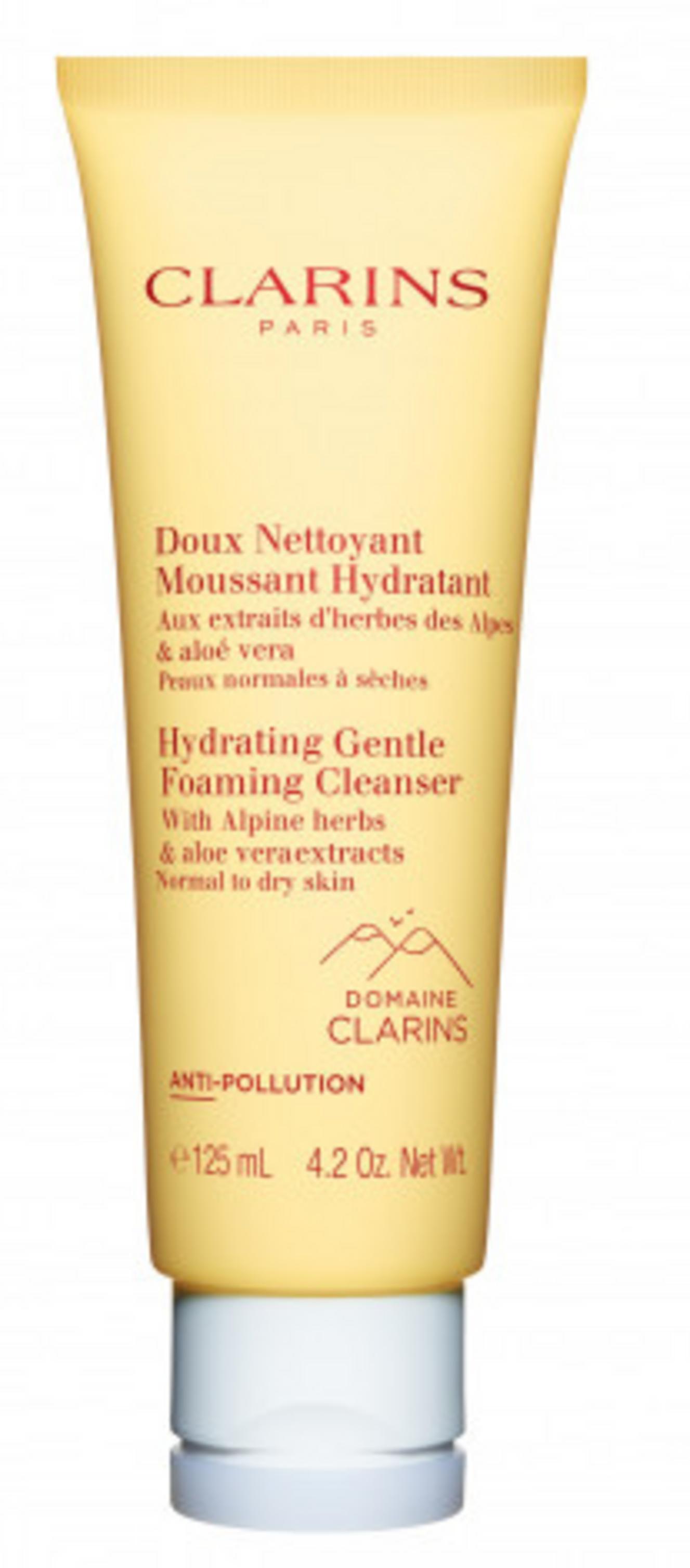 Clarins, Hydrating Gentle, Antipoluare, Cremă spumantă de curățare, 125 ml