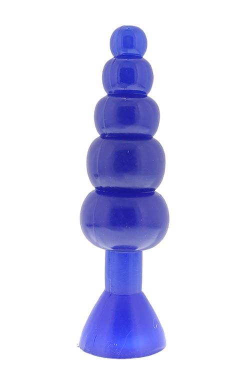 Dop anal flexibil NMC Jelly, albastru