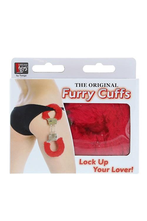 Cătușe metalice roșii Dream Toys cu pluș