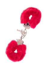 Cătușe metalice roșii Dream Toys cu pluș