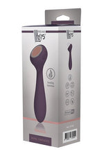Vibrator Royal Fantasies Panacea Purple cu încălzire prin USB și LED