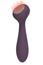 Vibrator Royal Fantasies Panacea Purple cu încălzire prin USB și LED