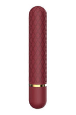 Vibrator de buzunar USB Romance Lizzy Burgundy