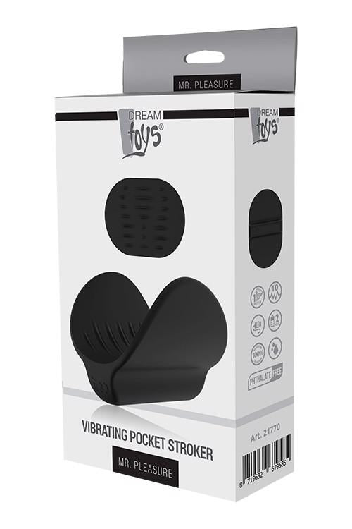 Masturbator de buzunar Mr. Pleasure cu vibrații USB din silicon