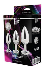 SET DE DOPURI DE ARGINT GLEAMING LOVE