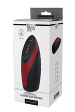 Masturbator Mr Pleasure Warming cu aspirație și vibrații USB