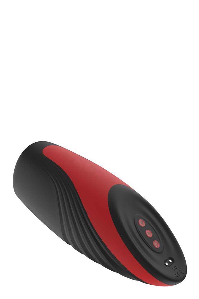 Masturbator Mr Pleasure Warming cu aspirație și vibrații USB