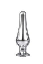 Plug anal Gleaming Love din aluminiu argintiu 11 cm