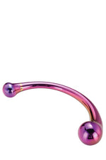 Dildo din sticlă curbată Glamour Dream Toys 17 cm